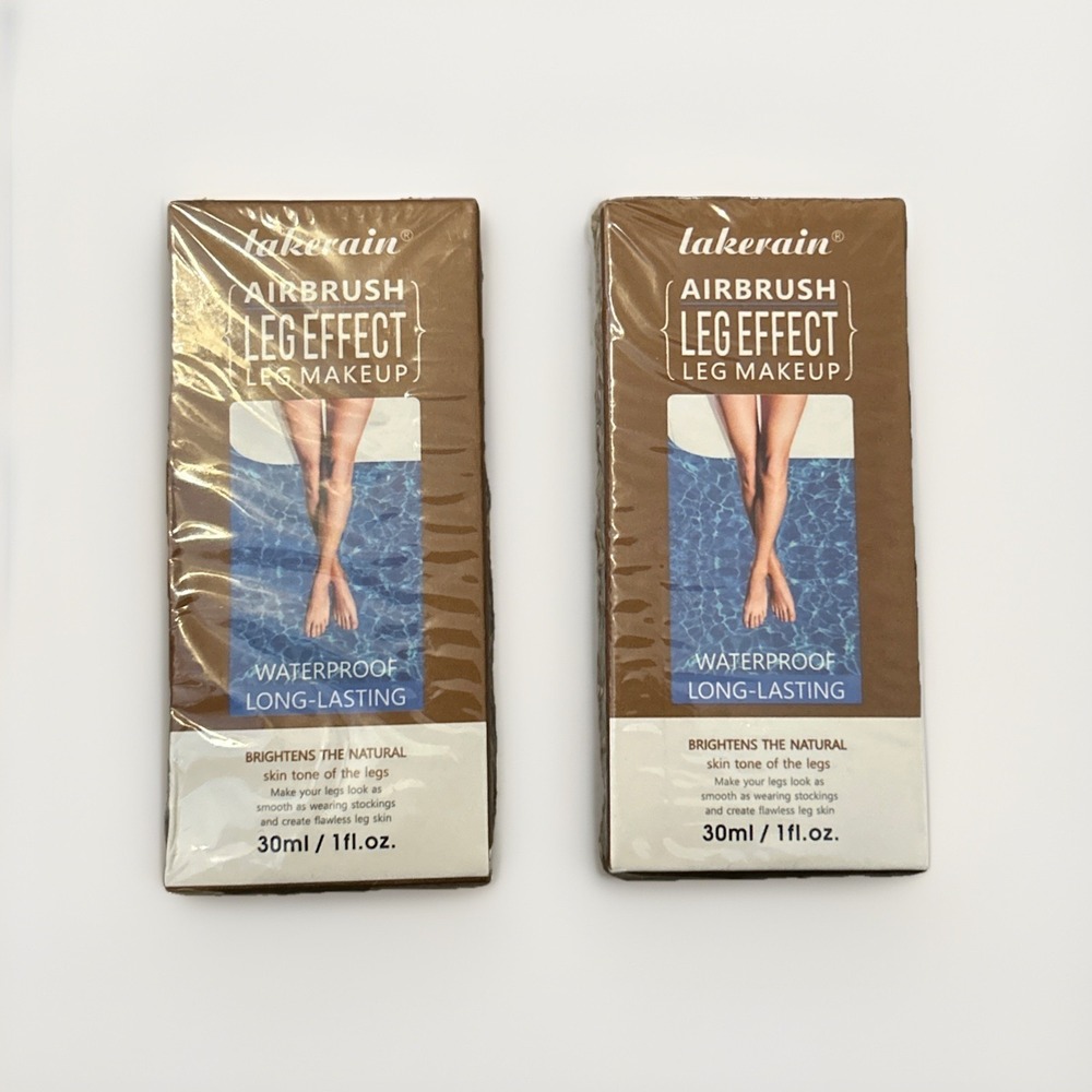 Lakerain Airbrush Leg Effect Leg Makeup Waterproof Long Lasting-03 Bronze 2 pack